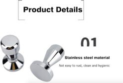 Espresso Tamper Stainless Steel (53 mm) - Image 4
