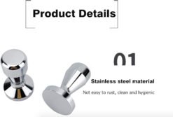 Espresso Tamper Stainless Steel (54 mm) - Image 3