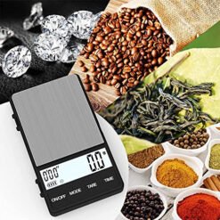 Scales with Timer, Coffee Scales Digital LED Display, Precise Graduation, Barista Scale, Exact Precision Scales with Timer (Pocket) - Image 9