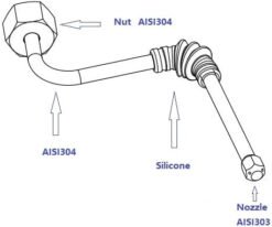 RANCILIO STEAM WALL FITS SILVIA, GAGGIA (RANCILIO STEAM WAND) - Image 6