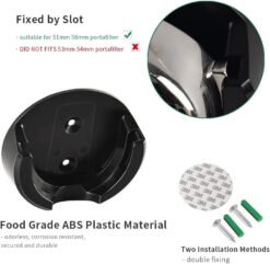 Portafilter Wall Rack 58 mm Black - Image 3