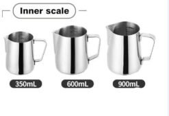 Milk Jug 600 ml, Stainless Steel - Image 3