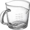Espresso Shot Glass Double Spout with Pouring Handle Coffee Measuring Espresso Shot Glass (Double Spot) Espresso Measuring Cup Coffee Measuring Cup Shot Glass