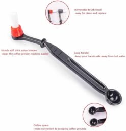 Cleaning brush for espresso machines, barista brush, coffee brush, blind filter cleaning, 58 mm, made in Italy by Ims - Image 4