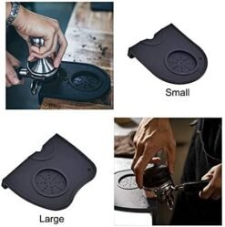 High-Quality Tamper Mat, Silicone Tamper Mat, Barista Tamping Mat, Silicone, Black, 14 x 12.5 cm - Image 5