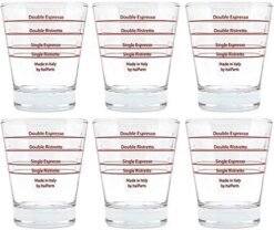 [6 Pieces] Espresso Shot Glass Espresso Measuring Cup