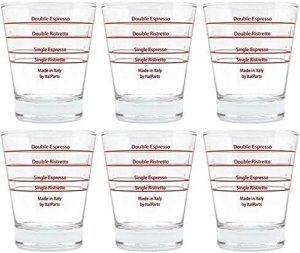 [6 Pieces] Espresso Shot Glass Espresso Measuring Cup