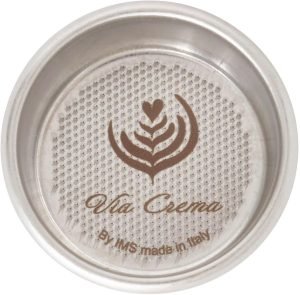 Filter Basket Compatible with 54 mm Breville Sage Espresso Machines Express, Bambino, Bambino Plus, Barista Pro Made In Italy by IMS (24 mm 2 Cups)