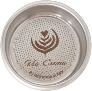 Filter Basket Compatible with 54 mm Breville Sage Espresso Machines Express, Bambino, Bambino Plus, Barista Pro Made In Italy by IMS (26 mm 2 Cups)