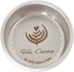 Filter Basket Compatible with 54 mm Breville Sage Espresso Machines Express, Bambino, Bambino Plus, Barista Pro Made In Italy by IMS (28 mm 2 Cups)