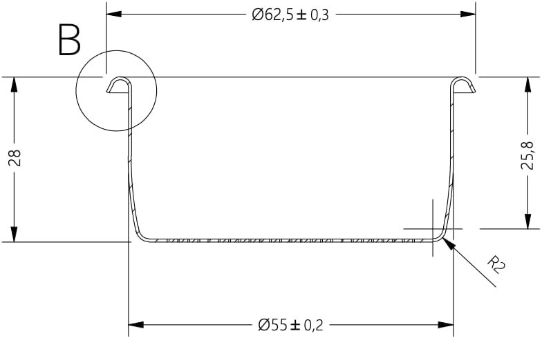 Filter Basket Compatible with 54 mm Breville Sage Espresso Machines Express, Bambino, Bambino Plus, Barista Pro Made In Italy by IMS (28 mm 2 Cups) - Image 2