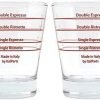 [Pack of 2] Espresso Shot Glass Espresso Glass, Espresso Measuring Cup,