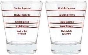 [Pack of 2] Espresso Shot Glass Espresso Glass, Espresso Measuring Cup,