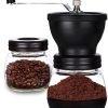 Manual Coffee Grinder, Hand Coffee Grinder, Ceramic Grinder, Manual Adjustable Ceramic Blades