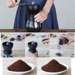 Manual Coffee Grinder, Hand Coffee Grinder, Ceramic Grinder, Manual Adjustable Ceramic Blades - Image 3