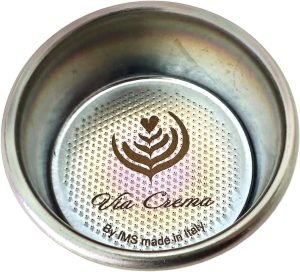 Nanotech Filter Basket Compatible with 54 mm Sage Espresso Machines Express, Bambino, Bambino Plus, Impress, Barista Touch, Infuser, Duo Temp. (1 CUP 8/10gr 23mm)