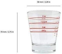 [6 Pieces] Espresso Shot Glass Espresso Measuring Cup - Image 3