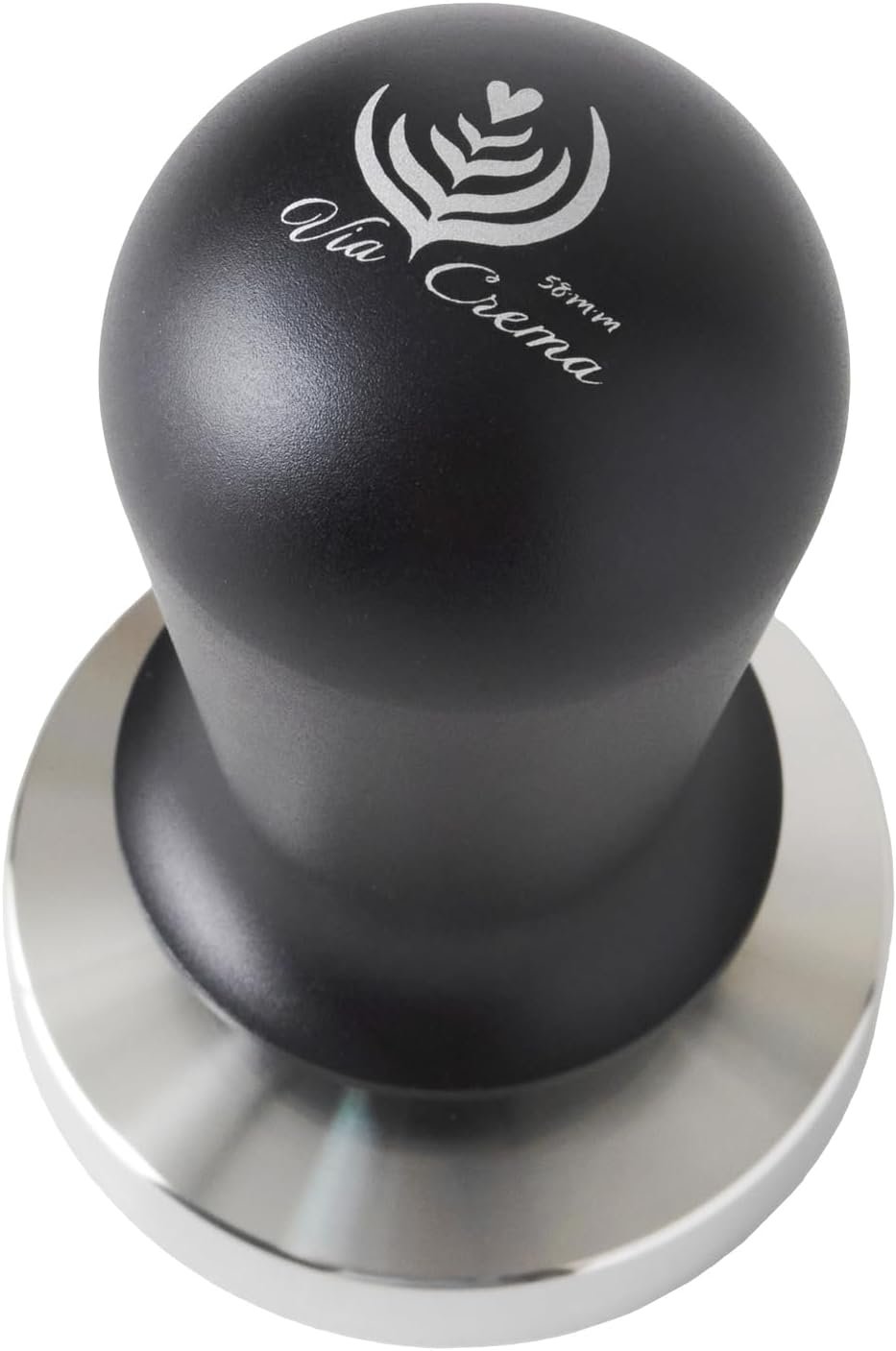 Calibrated Espresso Tamper 58 mm. Portafilter Tamper - With Spring Loaded Flat Stainless Steel Base (Tamper 58 mm) - Image 4