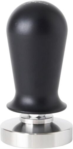Calibrated Espresso Tamper 51 mm. Portafilter Tamper - With Spring Loaded Flat Stainless Steel Base (Tamper 51 mm)