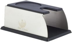 Tamper Station, Robust Coffee Tamper Station, Espresso, Stainless Steel Tamper Station, Silicone Storage Surface for Tamper of All Sizes