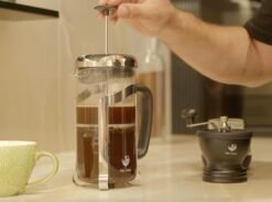 French Press 800/1000 ml Glass/Stainless Steel (Glass, 1000 ml / 34 oz) - Image 5