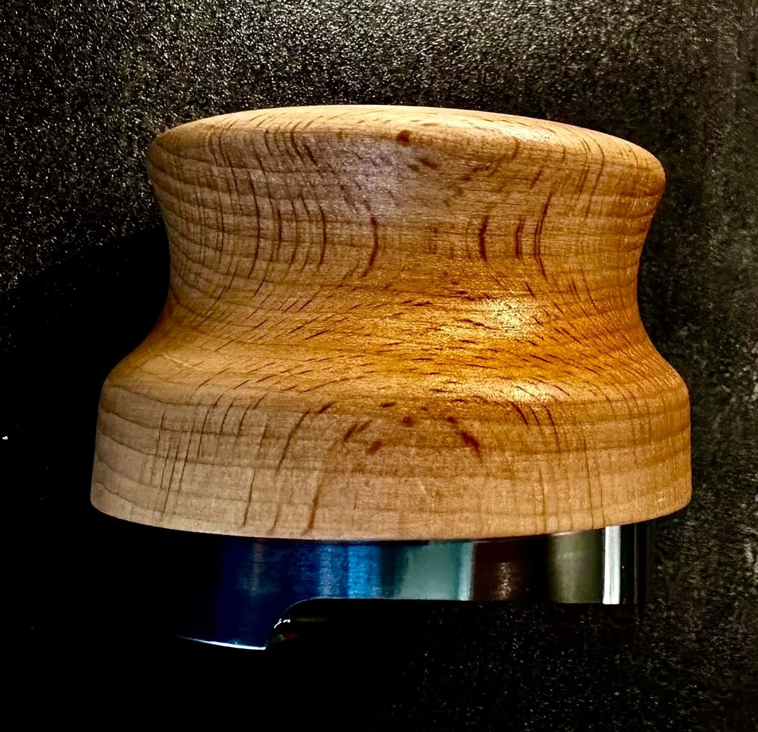 Distributor Espresso Distributor Espresso Leveler for Portafilter - Stainless Steel and Wood (58 mm) - Image 2