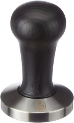 Tamper. Portafilter Tamper. Coffee Tamper, Made in Italy. Coffee Machine, Portafilter Accessories (Black, 57 mm)
