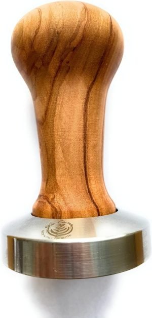 Tamper Made in Italy by Motta (54 mm, Olive Wood)