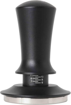 Tamper Coffee Ground Press - Stylish Espresso Stamp as Barista Tamper, Contact Pressure Calibrated | 11.3 kg Contact Pressure (54 mm)