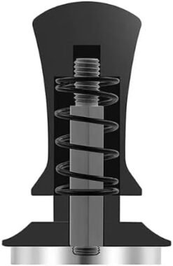 Tamper Coffee Ground Press - Stylish Espresso Stamp as Barista Tamper, Contact Pressure Calibrated | 11.3 kg Contact Pressure (58.4 mm) - Image 3