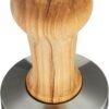 Tamper. Portafilter Tamper. Coffee Tamper, Made in Italy. Coffee Machine, Portafilter Accessories (Olive Wood, 53 mm)
