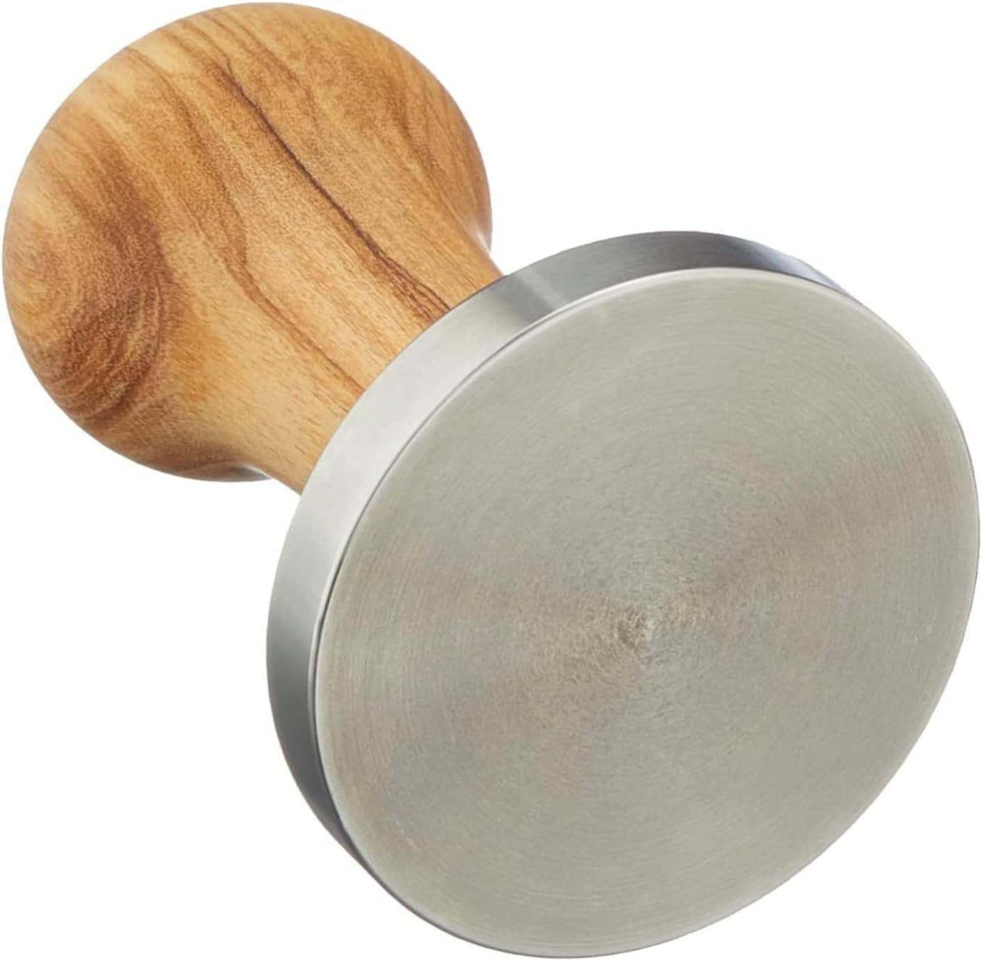 Tamper. Portafilter Tamper. Coffee Tamper, Made in Italy. Coffee Machine, Portafilter Accessories (Olive Wood, 53 mm) - Image 2