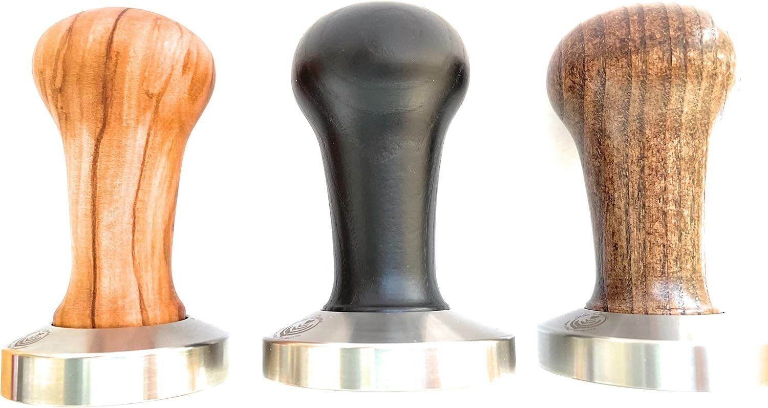 Tamper Brown Made in Italy by Motta (58, Olive Wood) - Image 4