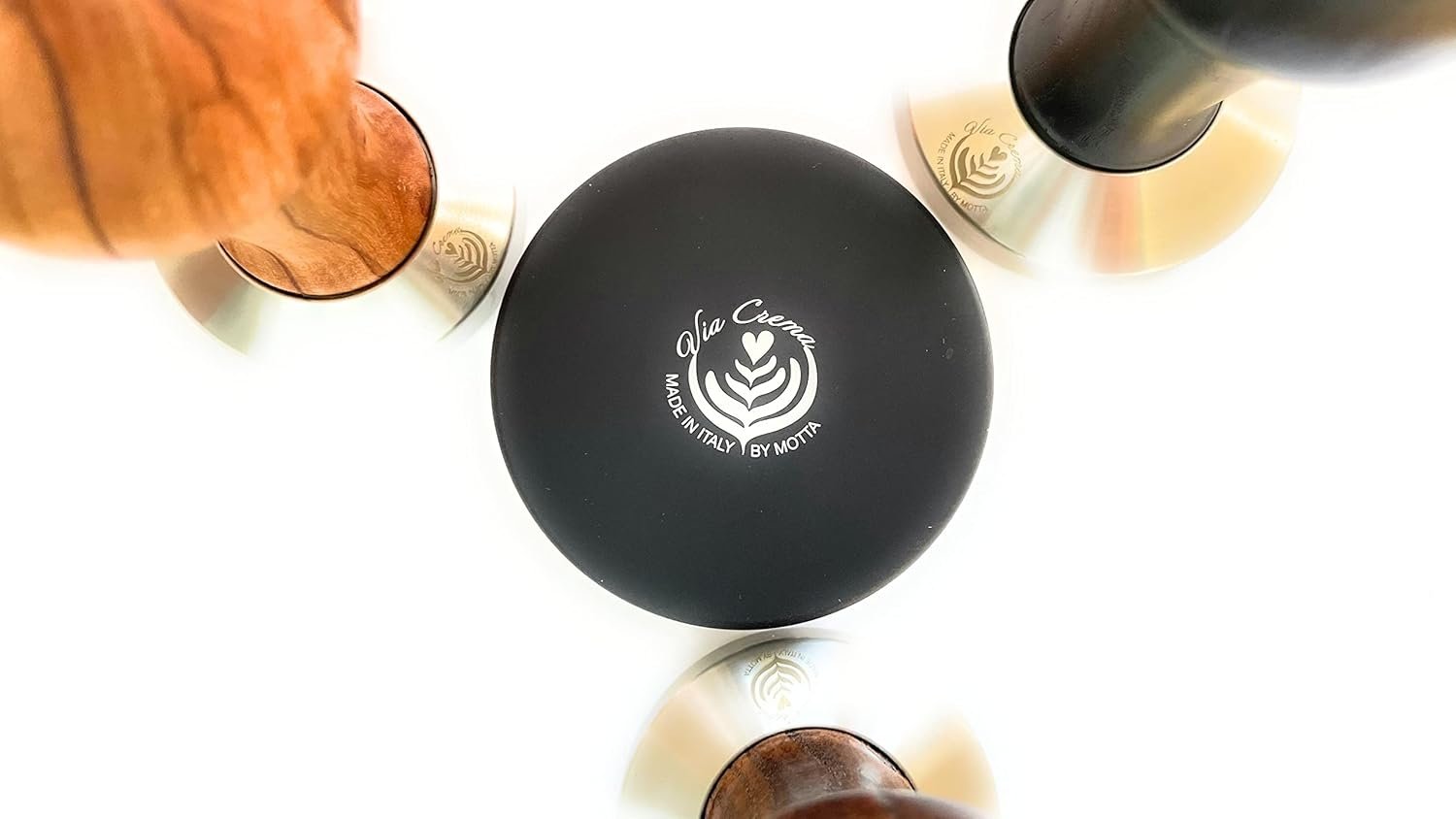 Tamper Brown Made in Italy by Motta (58, Olive Wood) - Image 5