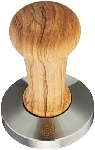 Tamper 58.5 mm, Portafilter Tamper, Made in Italy by Motta (Tamper 58.5 mm, Olive Wood)