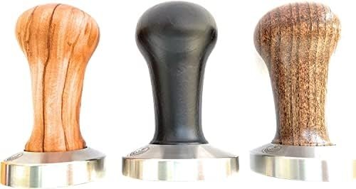 Coffee Tamper 54 mm, Portafilter Tamper, Made in Italy by Motta (Tamper 54 mm, Olive Wood) - Image 3