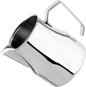 Milk Jug Stainless Steel Milk Jug Special Latte Capuccino Art Spout - Made in Italy by Motta (350 ml)