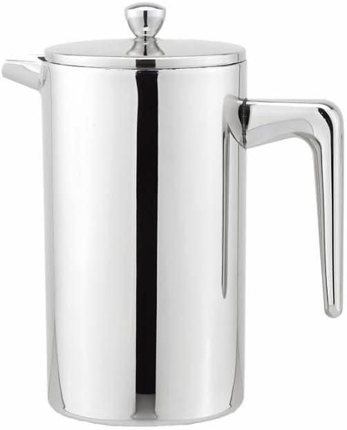 French Press 800/1000 ml Glass/Stainless Steel (Stainless Steel, 1000 ml / 34 oz)