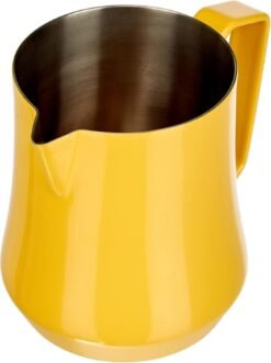 Motta 4250 Milchkännchen Tulip aus gelb beschichtetem Edelstahl 500 ml, Stahl, 12,5 x 7 x 10,5 cm