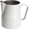 Motta 8007986024503 Europa Milchkännchen, Professional Antihaft 500 ml, Stahl, weiß, 12,5 x 7 x 10,5 cm