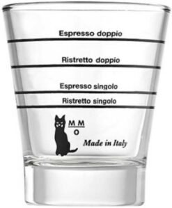 Motta Barista Glas Kaffeegläser, durchsichtig, 6 Stück (1er Pack)