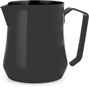 Tulip Milchkännchen Edelstahl 350 ml (schwarz)